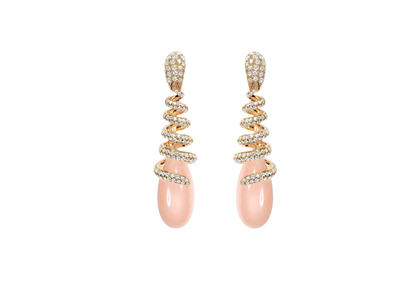 White Gold Plated | Chandelier Earrings